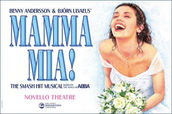 Mamma Mia Ticket and On Stage Photo Op